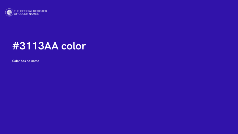 #3113AA color image