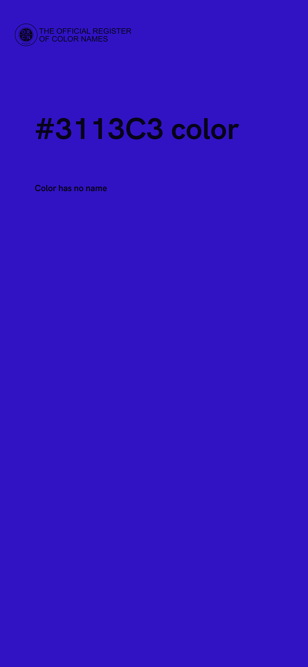 #3113C3 color image