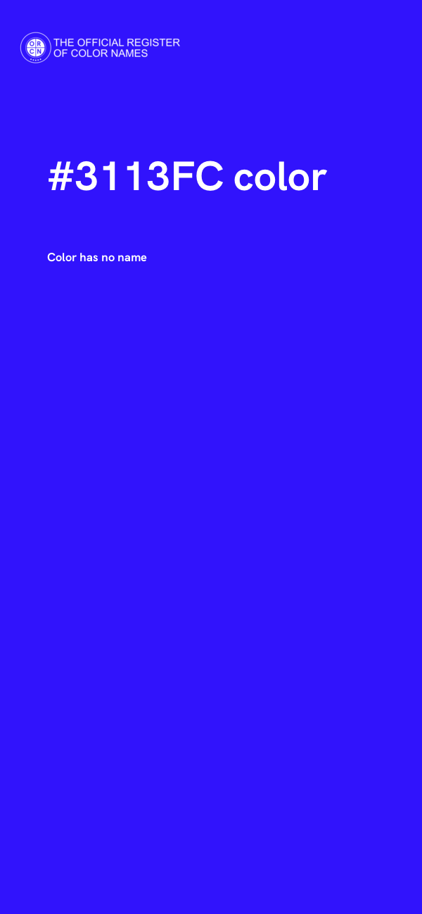 #3113FC color image