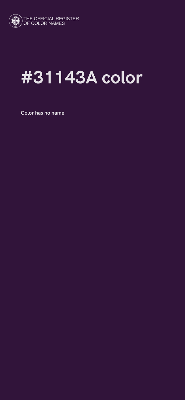 #31143A color image