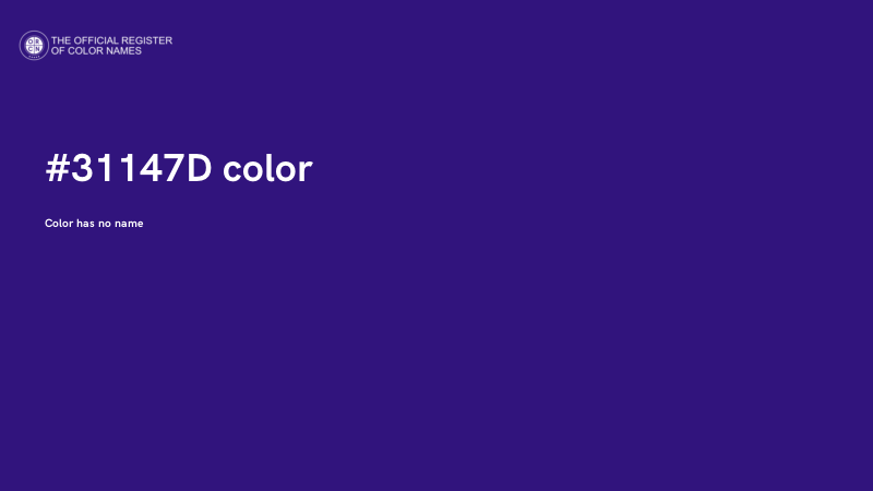 #31147D color image