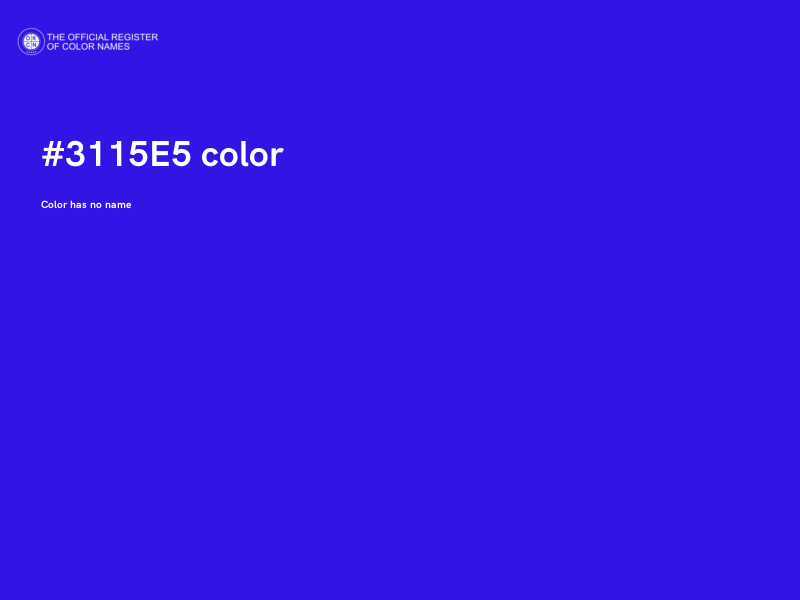 #3115E5 color image
