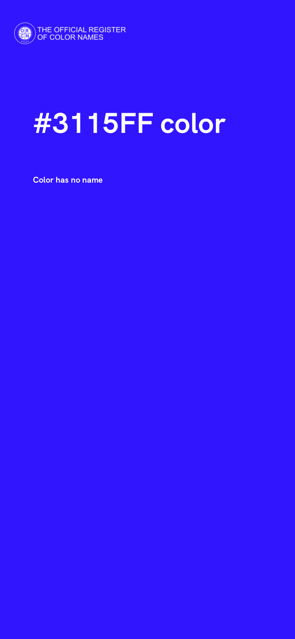 #3115FF color image