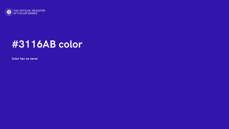 #3116AB color image