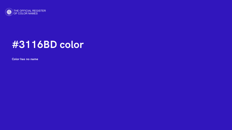 #3116BD color image