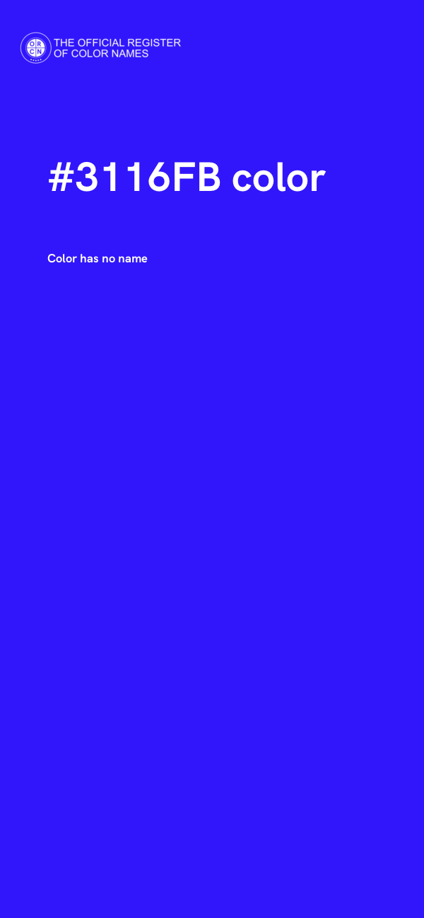 #3116FB color image