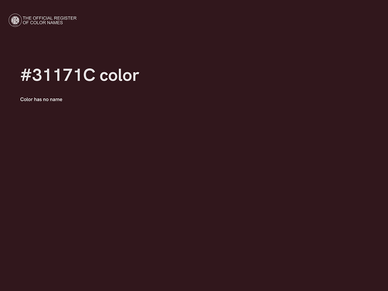#31171C color image