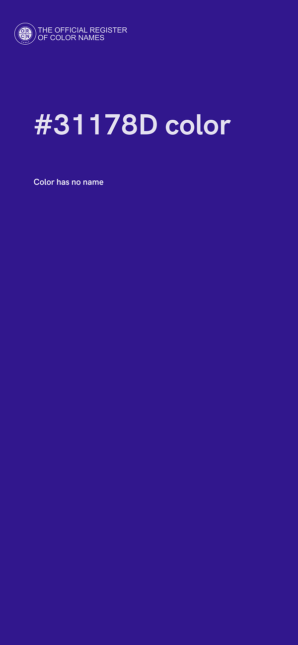 #31178D color image