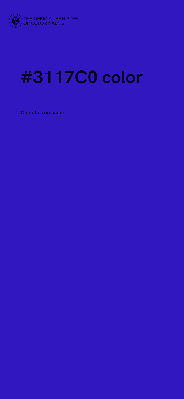 #3117C0 color image