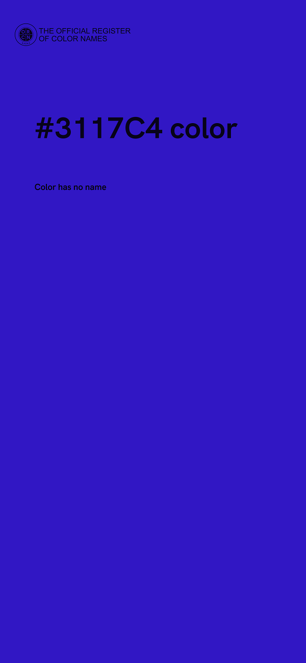 #3117C4 color image