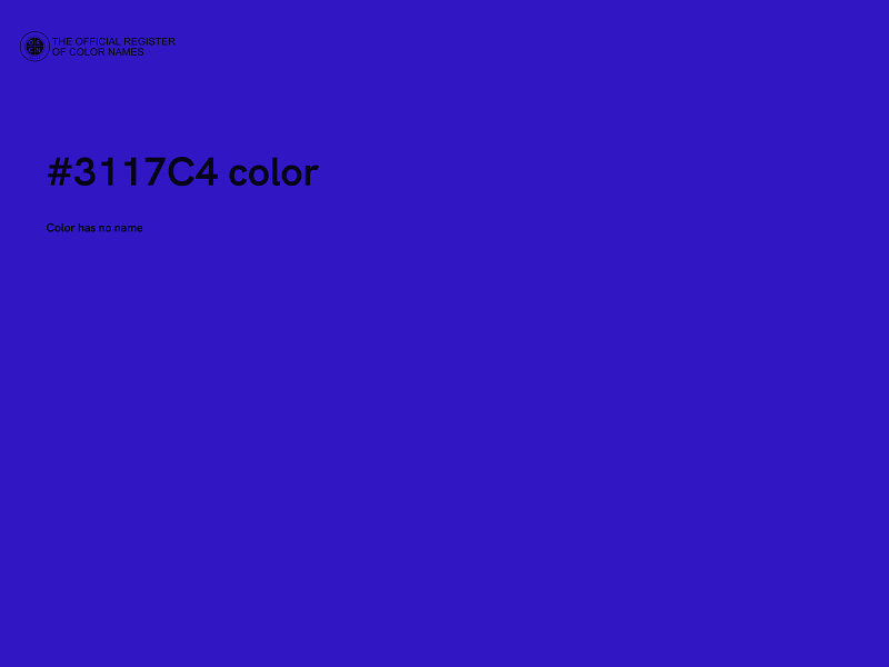 #3117C4 color image