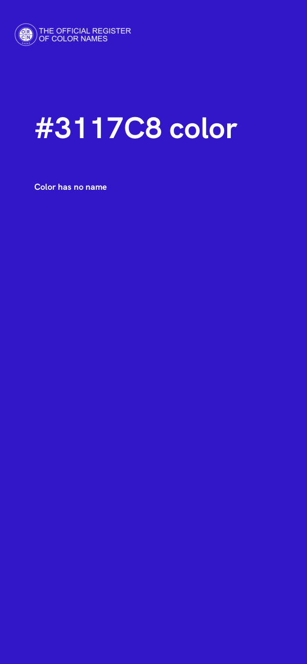 #3117C8 color image