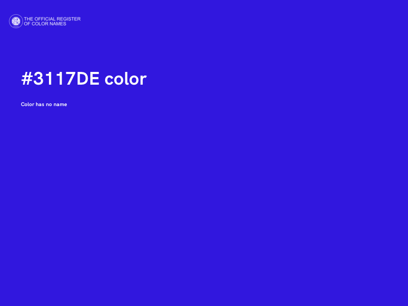 #3117DE color image