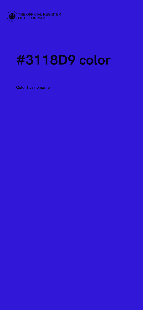 #3118D9 color image