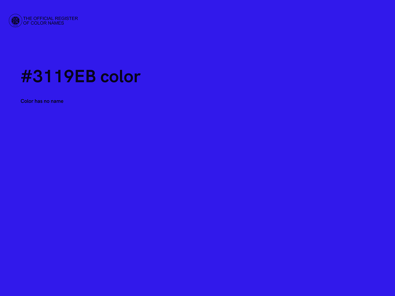 #3119EB color image