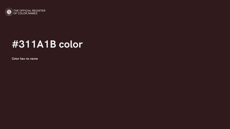 #311A1B color image