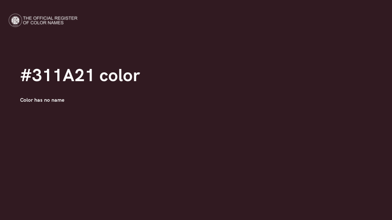 #311A21 color image