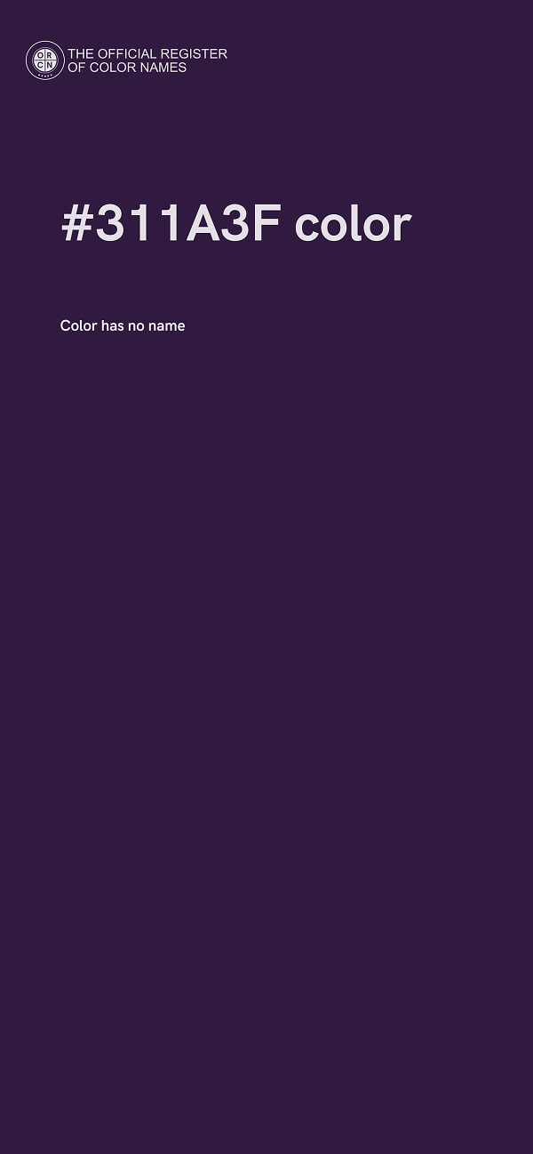 #311A3F color image