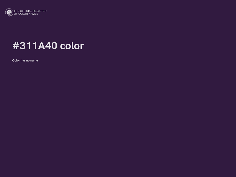 #311A40 color image