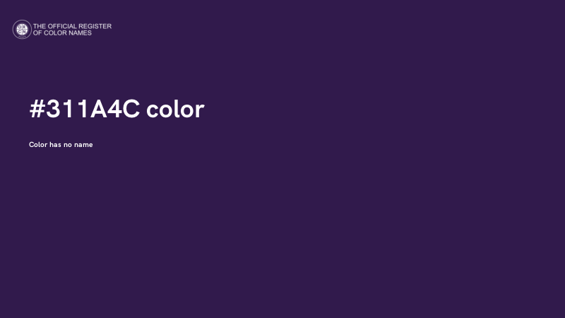 #311A4C color image