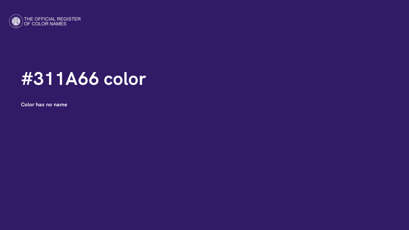 #311A66 color image