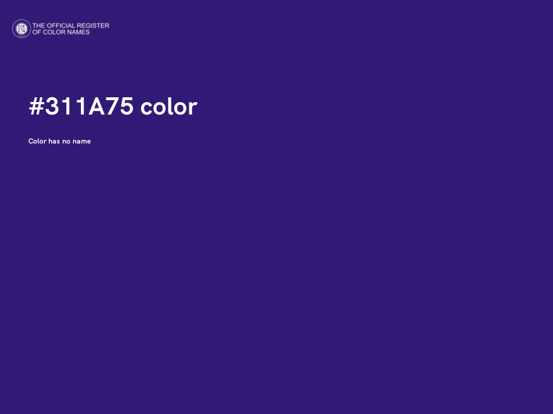 #311A75 color image
