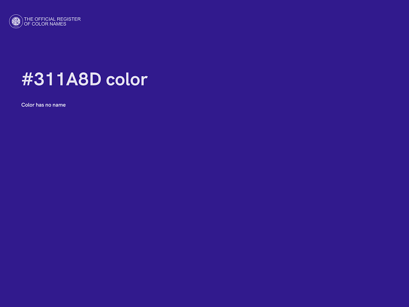 #311A8D color image