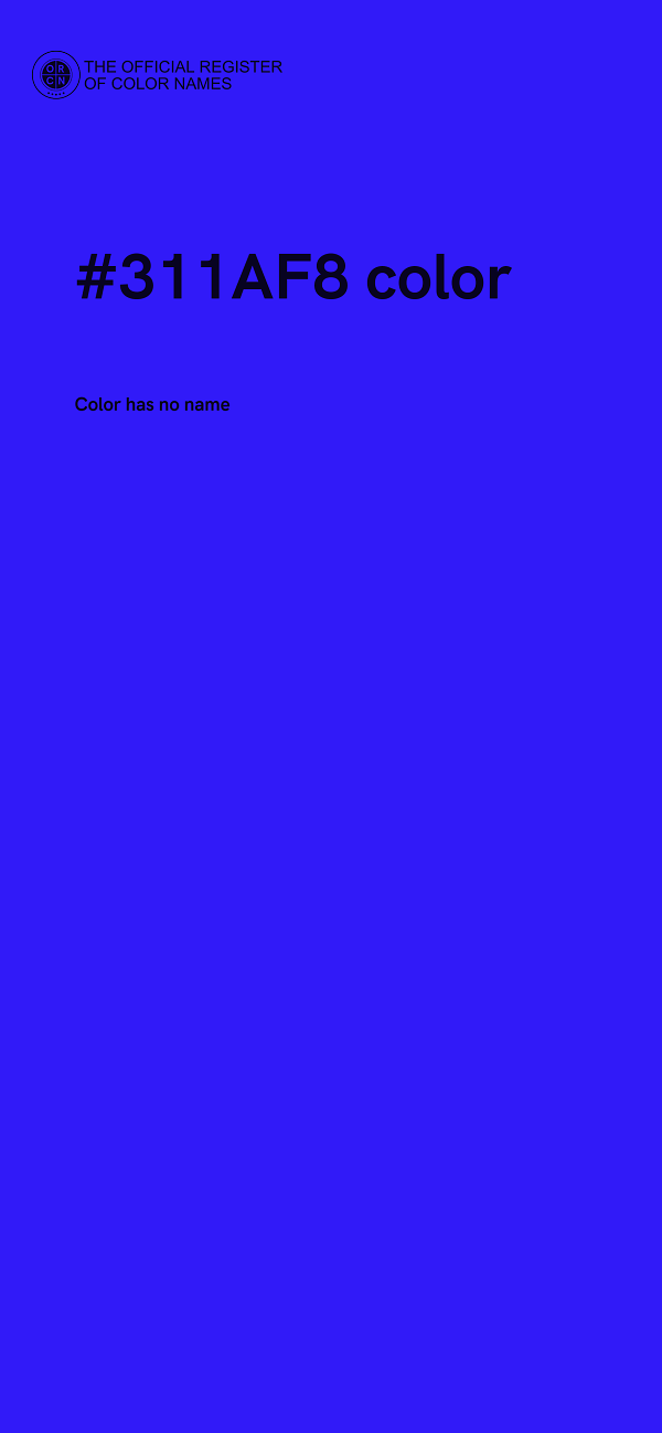 #311AF8 color image