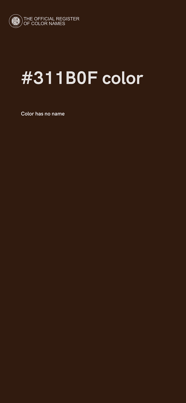 #311B0F color image