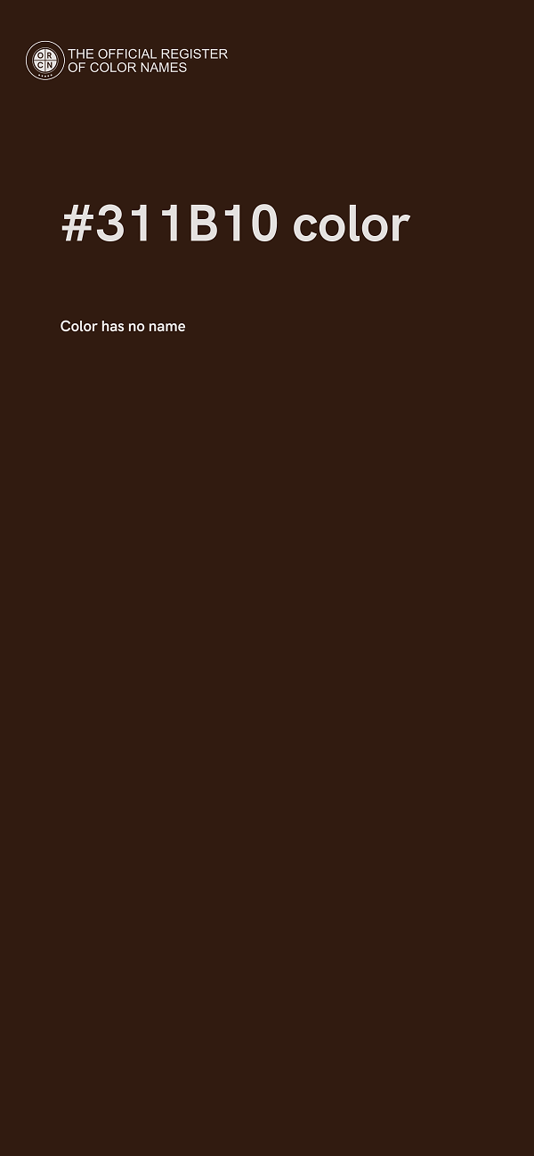 #311B10 color image