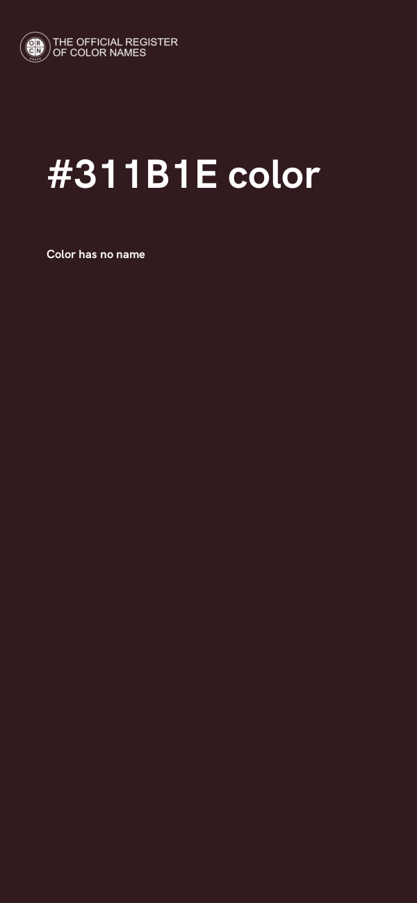 #311B1E color image