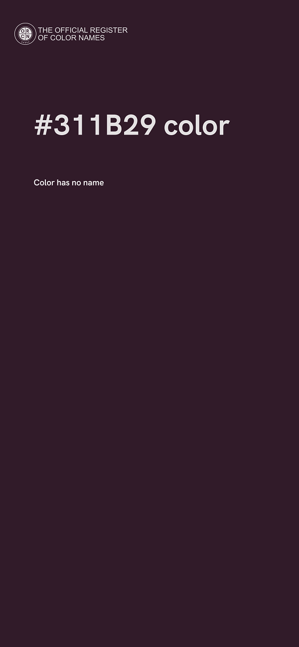 #311B29 color image