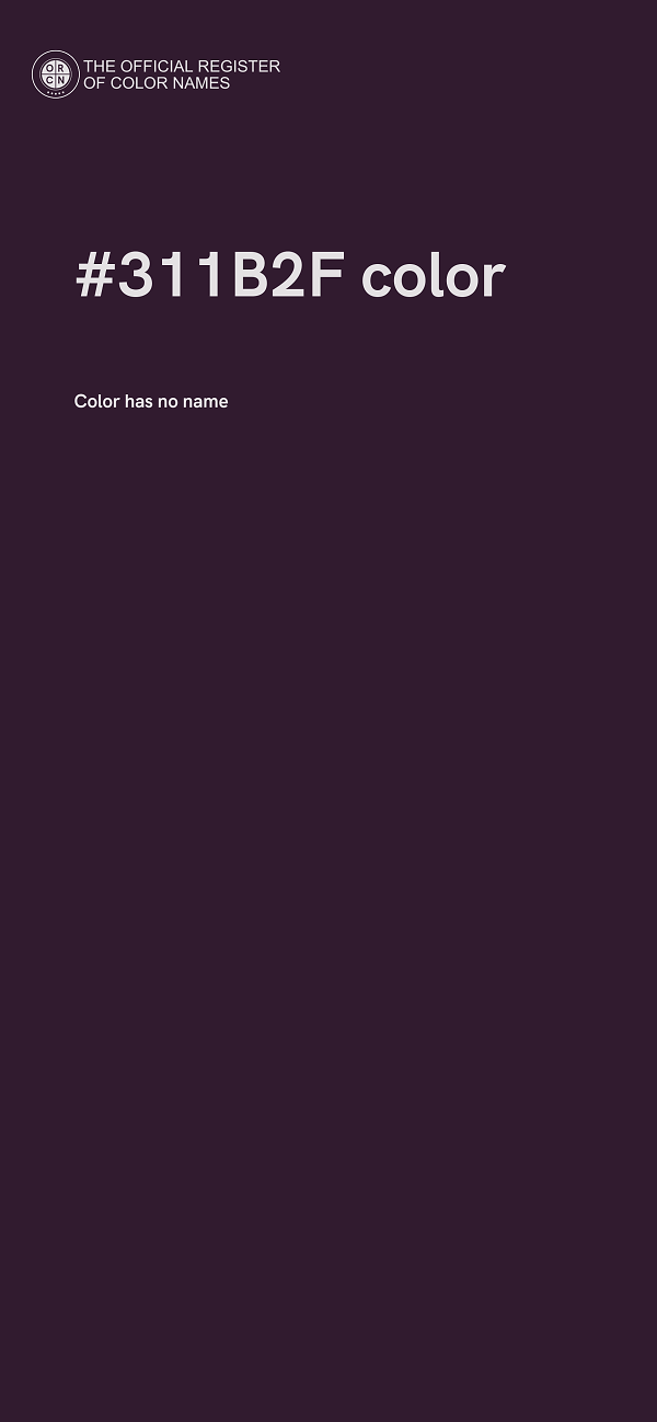 #311B2F color image