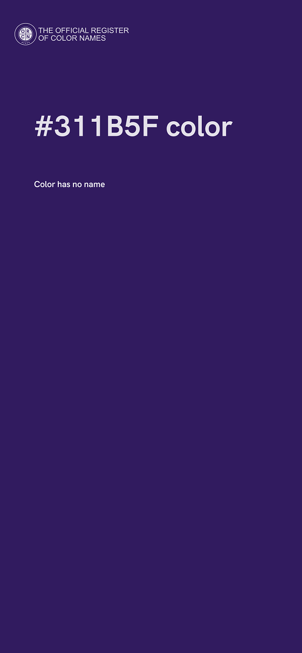 #311B5F color image