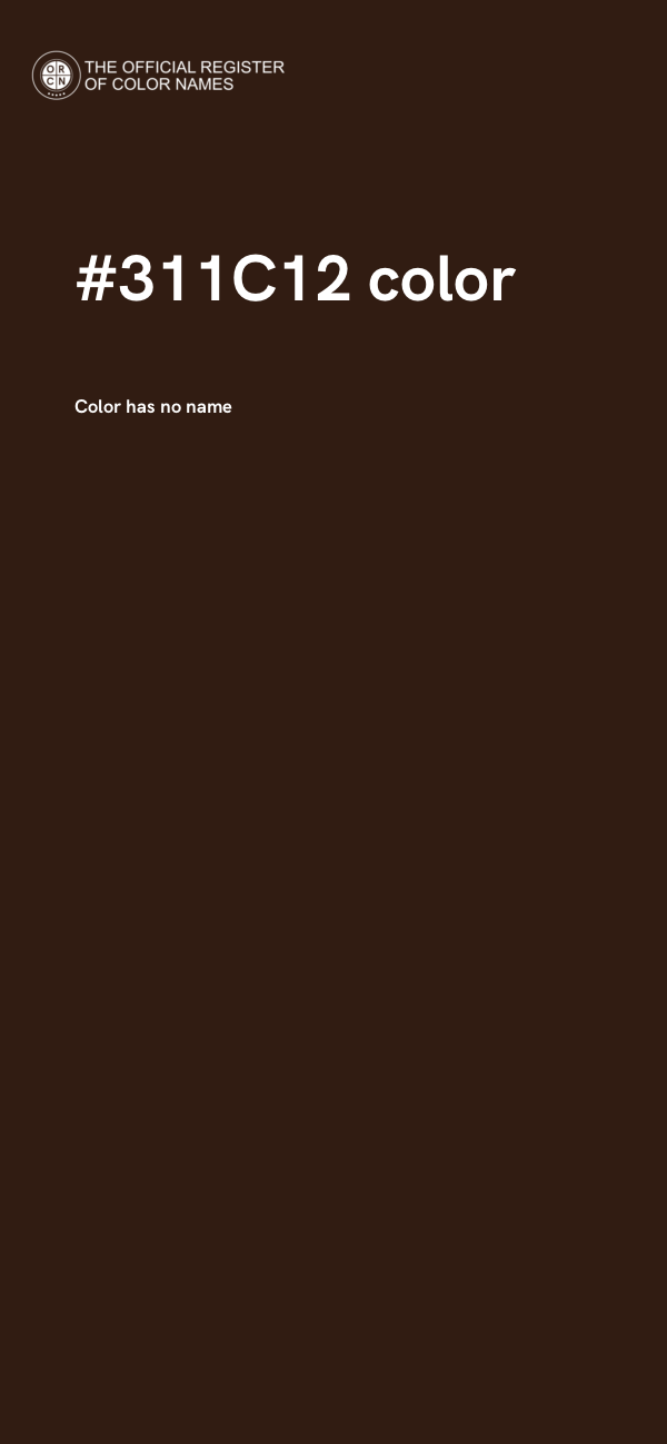 #311C12 color image