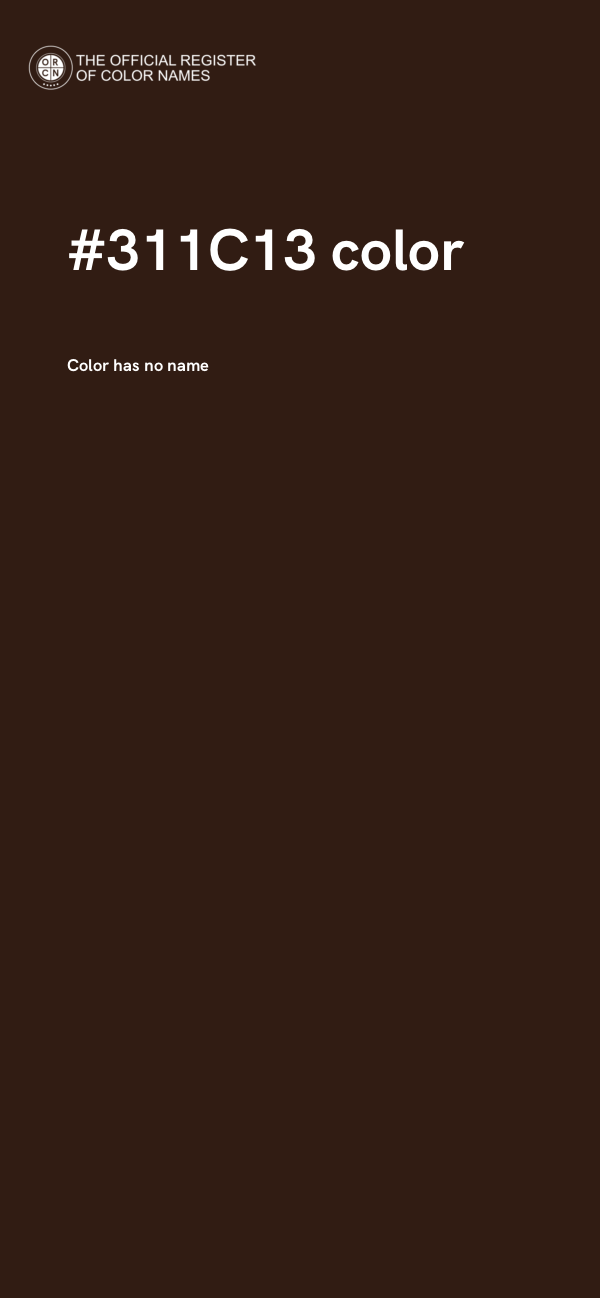 #311C13 color image