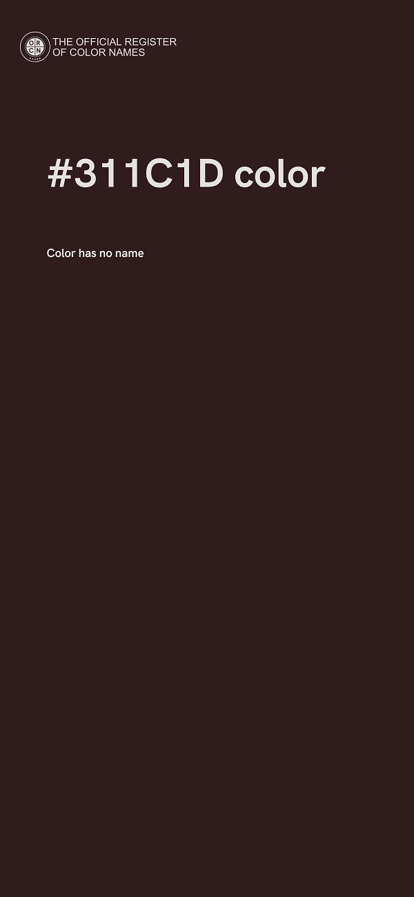 #311C1D color image