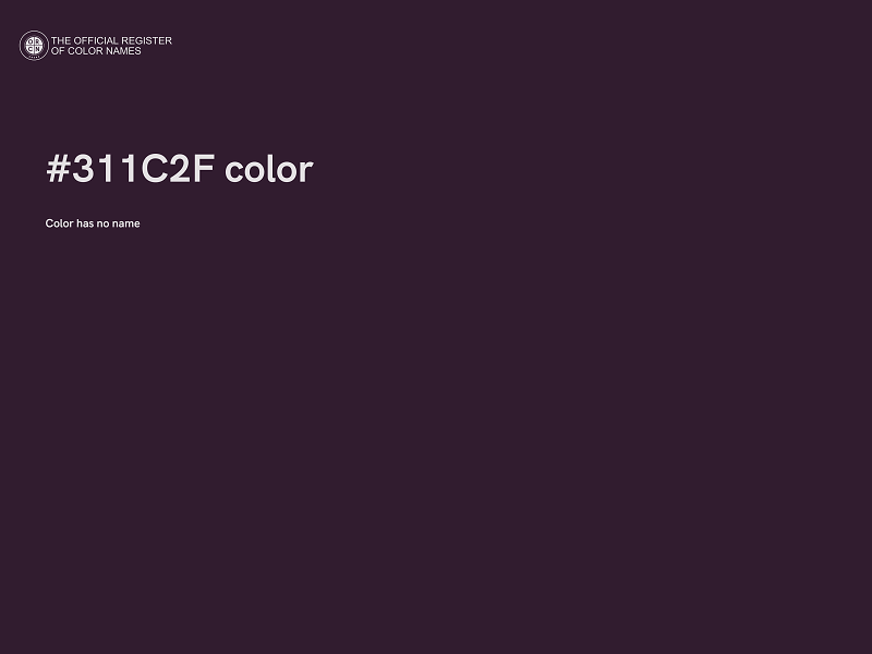 #311C2F color image