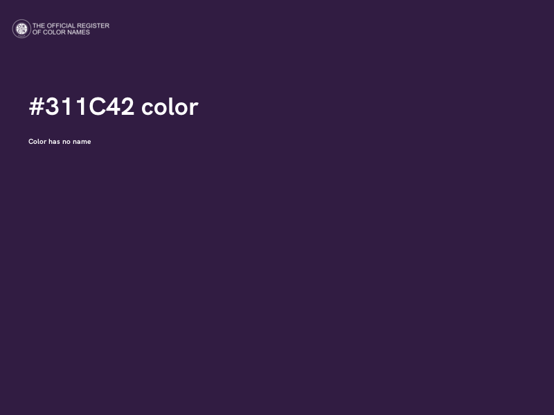 #311C42 color image