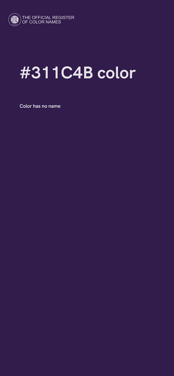 #311C4B color image