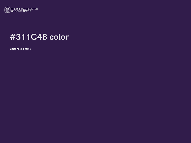 #311C4B color image