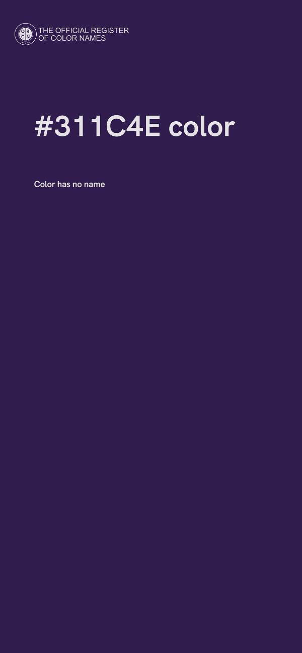 #311C4E color image