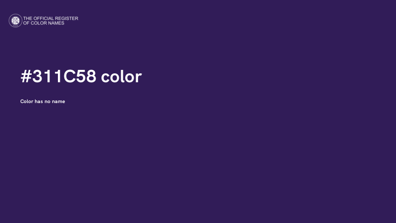 #311C58 color image