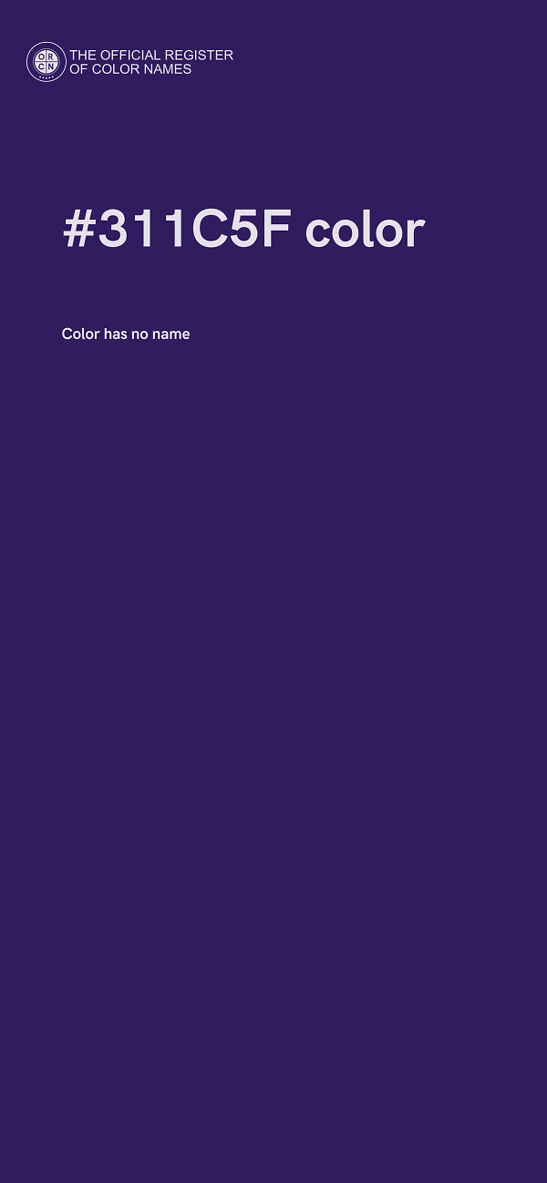 #311C5F color image