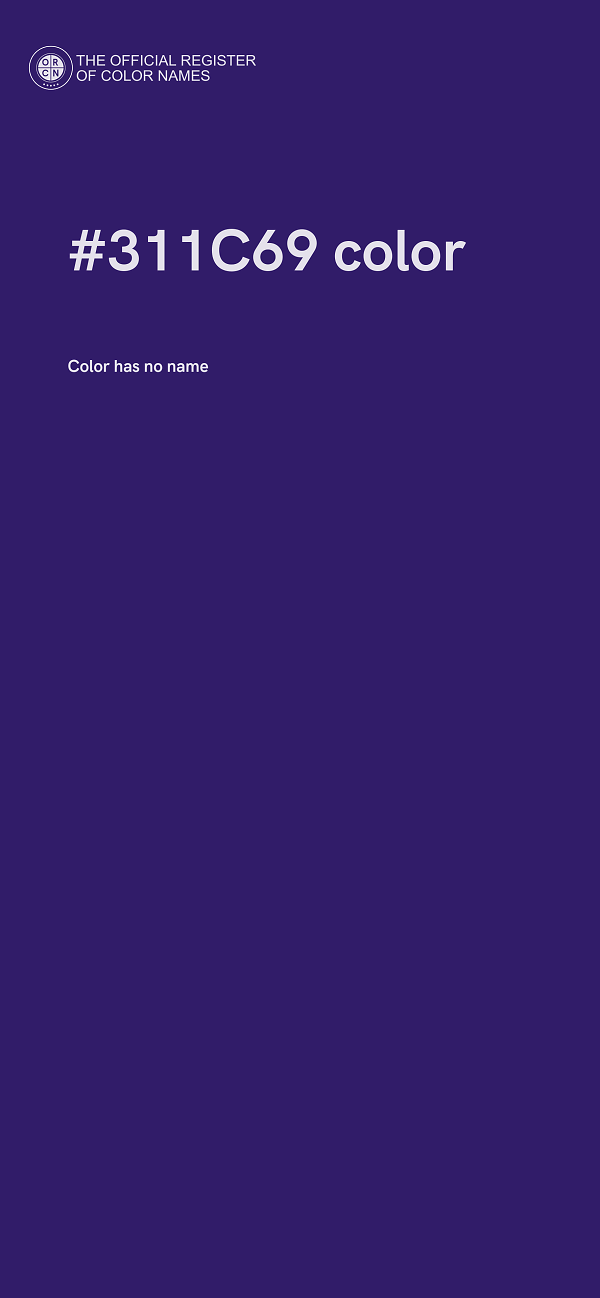 #311C69 color image