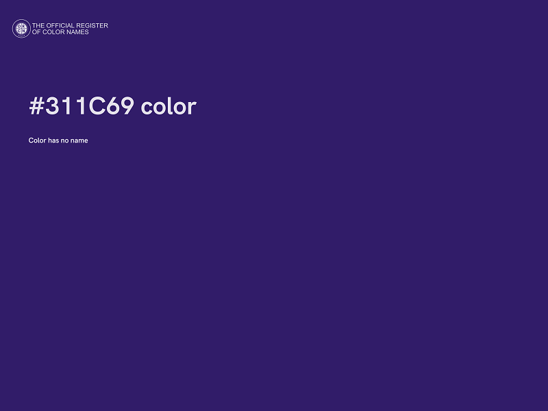 #311C69 color image