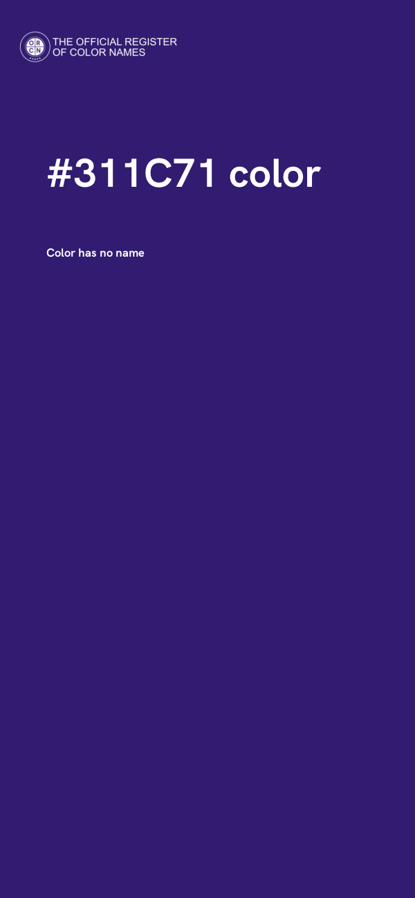 #311C71 color image