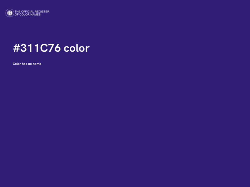 #311C76 color image