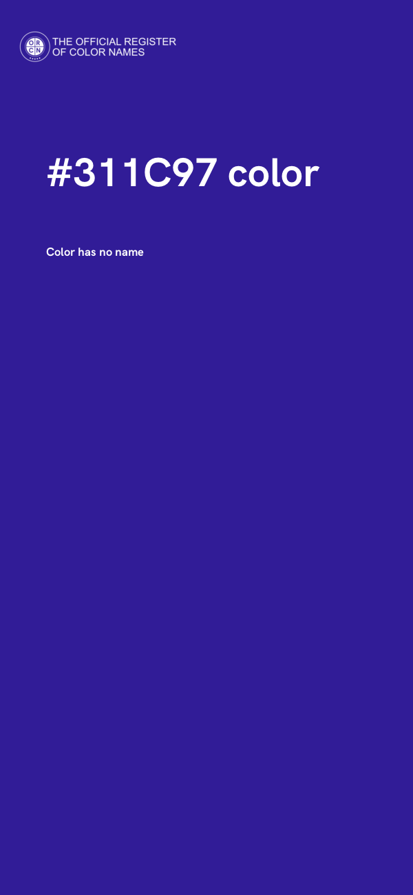 #311C97 color image