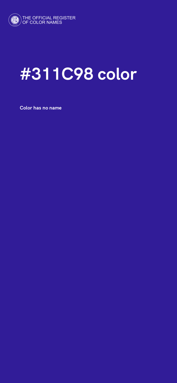 #311C98 color image